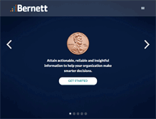 Tablet Screenshot of bernett.com